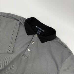 Chase‎ Edward Golf Polo Shirt Men's Extra Large Short Sleeve Grey Striped